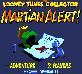 Looney Tunes title screen for GameBoy Color